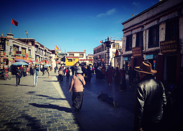 Barkhor Street in Lhasa