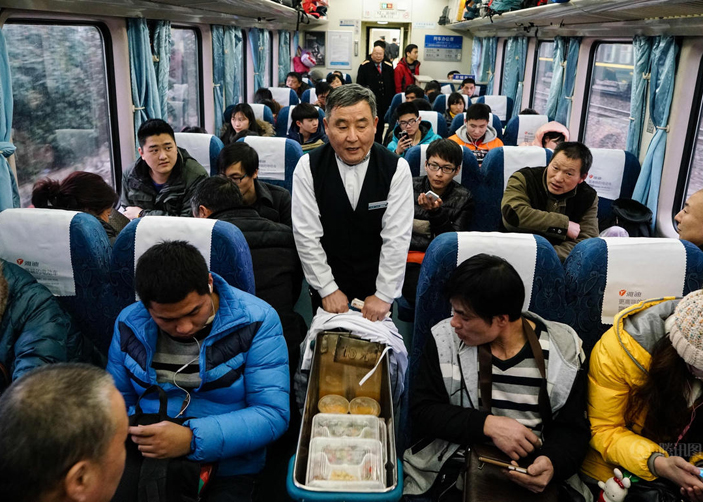 Packed food on Tibet Train
