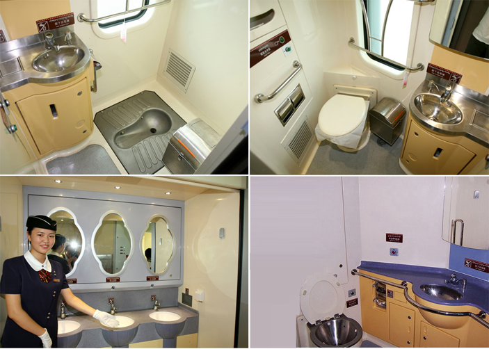 Bathroom and Toilet on Tibet Train